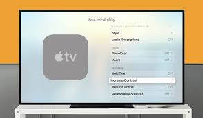 How To Enable High Contrast Cursor On Apple Tv Apple Tv Apple High Contrast