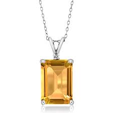 The 15 Best Yellow Gemstones Used In Jewelry With Pictures Jewelry Guide In 2020 Yellow Gemstones Gemstones Diamond Pendant Necklace