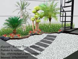 Dengan menggunakan desain rumah mewah 2 lantai dengan kolam renang dan taman menjadi konsep penghijauan dalam rumah yang. Sketsa Desain Eksterior Taman Cek Bahan Bangunan