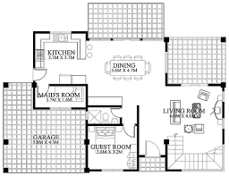 Modern House Design 2012002 Pinoy Eplans Duplex House Design House Design Small House Design