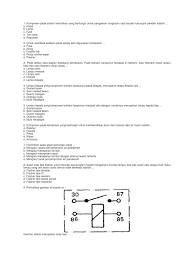 Jenis lampu kepala yang bohlamnya bisa dilepas dari rumah lampu adalah jenis. Soal Menggambar Teknik