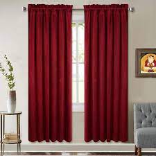 New next mauve matte velvet eyelet lined curtains 89x90 228x229cm extra wide. Velvet Bedroom Curtains Red 72 Inch Super Soft Luxury Velvet Drapes With Pole Top Blackout Curtains For Living Room Christmas Decor W52 X L72 Inches 2 Pcs Amazon Co Uk Kitchen Home