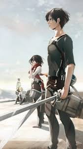 Attack On Titan Iphone Wallpaper #mikasa ackerman #levi ackerman #attack on titan #attack on titan wallpaper #shingeki no kyojin #iphone wallpaper #anime. attack on titan iphone wallpaper