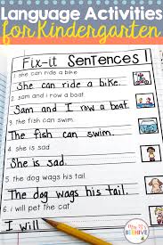 Help Your Students Master Those Tricky Common Core Language Standards With This Kindergarten Language I Writing Instruction Interactive Journals Writing Skills