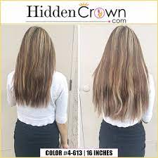 We Love Seeing Before And After Photos Like These Such A Quick And Easy Hair Transformation With Hidden Crown Ha Crown Hairstyles Hair Human Hair Extensions