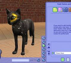 Custom Pet Coat For Cats Halloween Sky Sims 2 Pets Halloween Cat Pets