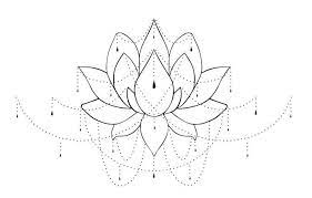 Lotus Tattoo Idea Lotus Tattoo Lotus Outline Lotus Flower Tattoo