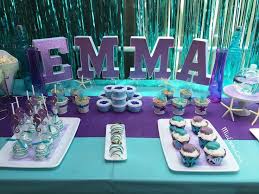 Miaemmalove Mermaid Under The Sea Theme Party Decor Turquoise Teal And Purple Color Sche Trendy Baby Shower Themes Baby Shower Purple Turquoise Baby Showers