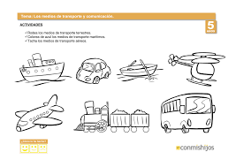 Dibujos medios de transporte maritimos. Imagenes De Medios De Transportes Terrestres Para Colorear Paginas Colorear
