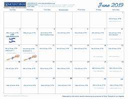 Printable Jewish Calendar 5779