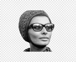 Sophia loren eyewear (114) price. Sophia Loren 1960s 1950s Sunglasses Glasses Glass Hat Fashion Png Pngwing