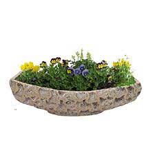 Handmade fibreglass boat planters 3 simple styles dory, 1/2 clinker, double ended view the range. India Meets India Ceramic Boat Shaped Planter Flower Pots Indoor Outdoor Planter Handicraft By Awarded Indian Artisan Amazon In Garden Outdoors