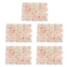 4.5 out of 5 stars. Loviver 5 Pieces Artificial Flower Wall Panels Decor Rose Flower Panels For Backdrop Wedding Wall Decoration Backdrops Weddings Party Arrangements For Outdoor Indoor Garden Fence Backyard Buy Online In Bahamas At Bahamas Desertcart Com