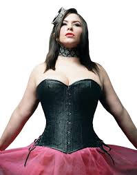 Camellias brocade pattern lace through top floral overbust corset bustier. Black Floral Brocade Overbust Corset Slim Silhouette Regular Timeless Trends