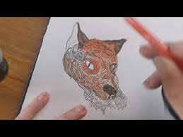 Fox in enchanted forest tapet nedlasting. Enchanted Forest Creatures A Fox Skull Fox Spirit Drawing Tattoo Design Youtube