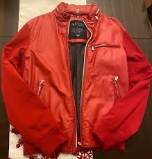 It is made from a waterproof material. Armani Jeans Red Coats Jackets For Men For Sale Shop New Used Ebay