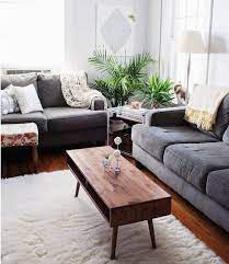 Glass coffee tables add square footage to a small room by leaving the floor space visible, which helps to create the illusion of more space. Retro Narrow Coffee Table 15 Narrow Coffee Table Ideas For Small Spaces Mid Century Modern Coffee Table Couches Living Room Home Decor