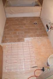 Heated Travertine Floor Floor Heating Systems Flooring Home Repairs