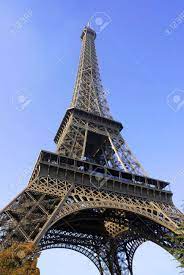 Maybe you would like to learn more about one of these? Closeup Of The Eiffel Tower Of Paris On The Blue Sky Background Stock Photo Picture And Royalty Free Image Image 8381607