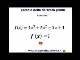 Calcolare la derivata in un punto con python. Calcolo Della Derivata Prima Esercizio 1 Youtube