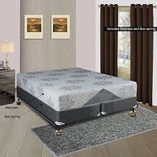 Spinal Solution Mattress 10 Cool Gel Memory Foam Orthopedic Fully Assembled Mattress And 8 Box Spring Californ Comfort Mattress Mattress Bed Frame Mattress