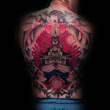 As far as ship tattoos go the norm is usually a fully rigged traditional galleon or warship inspired by the ships of old times. 40 Battleship Tattoo Designs For Men Manly Ink Ideas