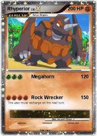 A single individual card from the pokemon trading and collectible card game (tcg/ccg). Pokemon Rhyperior 123