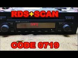 The radio must be switched on for 2 hours before it will allow another entry of code. How To Unlock Audi Concert Radio Code Read Safe Mode Youtube