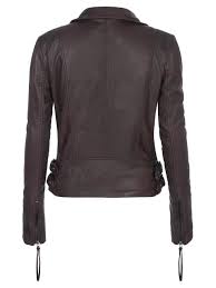 Reval Leather Fitted Biker Jacket In Oxblood Fitted Biker Jacket Biker Jacket Oxblood