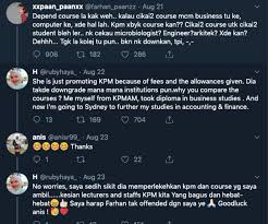 C dalam satu(1) mata pelajaran daripada berikut: Pemuda Dikecam Kerana Label Kursus Taraf Kos Cikai Budak Budak Komputer Punya Sentap Viral Mstar