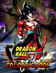 Dragon ball gt is the third anime series in the dragon ball franchise and a sequel to the dragon ball z anime series. Dragon Ball Gt Coloring Book Your Best Dragon Ball Character More Then 50 High Quality Illustrations