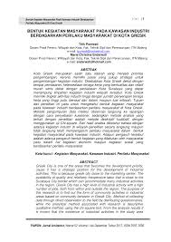 Kegiatan ekonomi seperti ini disebut sebagai market economy (ekonomi pasar). Https Media Neliti Com Media Publications 326003 Bentuk Kegiatan Masyarakat Pada Kawasan 335756cc Pdf