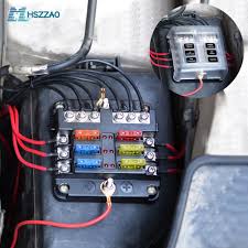 Waterproof fuse box fuse holder with wire. Dc12 32v Automotive Pc Waterproof Fuse Box Holder 5a 10a 15a 20a Fuses Spade For Cars Suv Rv Buses Yachts Boats Etc Fuses Aliexpress
