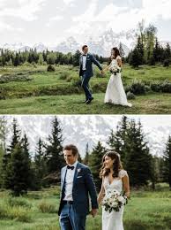 Spring Wedding In Teton Village Andrew Kathleen Jackson Hole Wedding Wyoming Weddings National Park Wedding