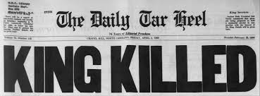 April 1968: Carolina Reacts to the Assassination of Dr. Martin Luther King,  Jr. – For the Record