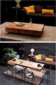 Convertable Coffee Dining Table Resource Furniture Convertible Furniture Transforming Furniture