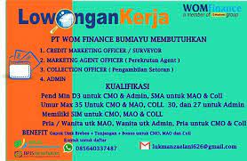 Pt toyota astra financial services atau toyota astra finance adalah perusahaan pembiayaan. Lowongan Kerja Adira Finance Officialkerja