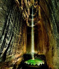 Ruby falls is a series of underground cascading waterfalls totaling 145 feet (44 m) in lookout mountain, near chattanooga, tennessee, in the united states. Geology Ruby Falls