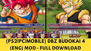 Dbz Budokai Tenkaichi 4 Eng Mod Full Download 2019 Ps2 Pc Mobile Free Gift Cards Online Dbz Playstation Portable