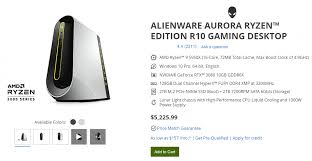 Alienware Announces Aurora Ryzen Edition R10 Gaming Desktop Pc Tweaktown
