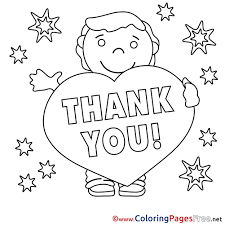 Plus, it's an easy way to celebrate each season or special holidays. Thank You Coloring Pages Free Boy Stars