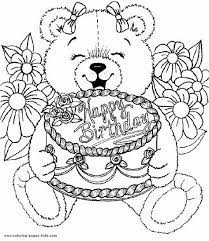 Cute animal themes, birthday hats, balloons, cards, and cakes. Free Coloring Pages For Adults Birthday Coloring Pages For Kids Birthday Coloring P Happy Birthday Coloring Pages Birthday Coloring Pages Bear Coloring Pages