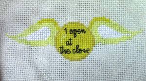See more ideas about cross stitch harry potter, cross stitch, harry potter cross stitch pattern. Harry Potter Golden Snitch Cross Stitch Prosper Geek