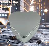 OEM ODM Custom Tinplate Case Storage Container Love Shape ...