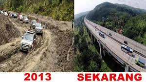 Image result for Trans Papua dulu dengan sekaraNG