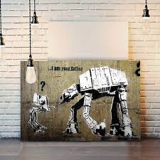 I am your father by banksy 8pc. Banksy Canvas Wall Art Print Artwork Street Graffiti I Am Your Father 12 99 Picclick Uk