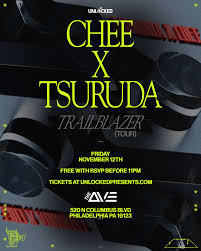 Buy level 34 unlocked 34th gamer birthday gift gaming present popsockets popgrip: Chee X Tsuruda Free W Rsvp Before 11pm Tickets At Your Computer Or Mobile Device Tixr At The Ave Live In Philadelphia At Unlocked Presents Tixr