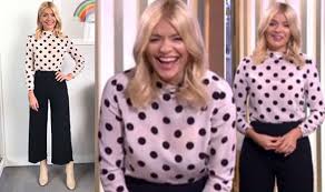Holly Willoughby Presents This Morning In Polka Dots Express Co Uk