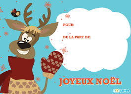 Un long voyage nous attend, mes rennes et moi. Le Renne Du Pere Noel Carte A Imprimer Joyeux Noel Gratuit 123cartes