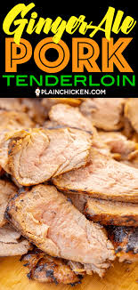 Pork tenderloin is a lean, versatile, delicious cut of meat. Ginger Ale Pork Tenderloin The Best Pork Tenderloin I Ve Ever Made So Good Pork Tende Cooking Pork Tenderloin Food Network Recipes Pork Tenderloin Recipes